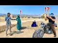 Why was a mysterious motorcycle filming Halimah family