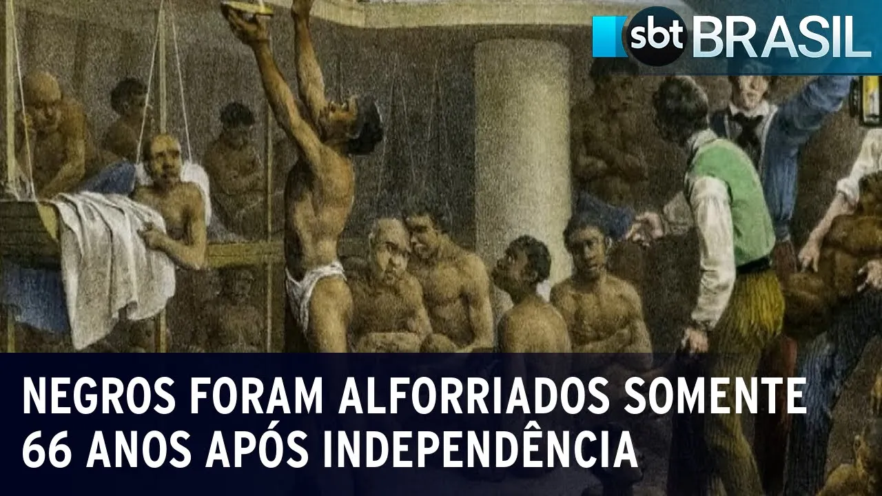 Negros escravizados foram alforriados somente 66 anos após Independência | SBT Brasil (08/09/22)