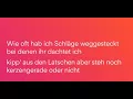 Kontra K - Oder Nicht(Lyrics)