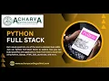 Python Full Stack Developer Demo 3 Learn Frontend Backend with Real Projects By Acharya