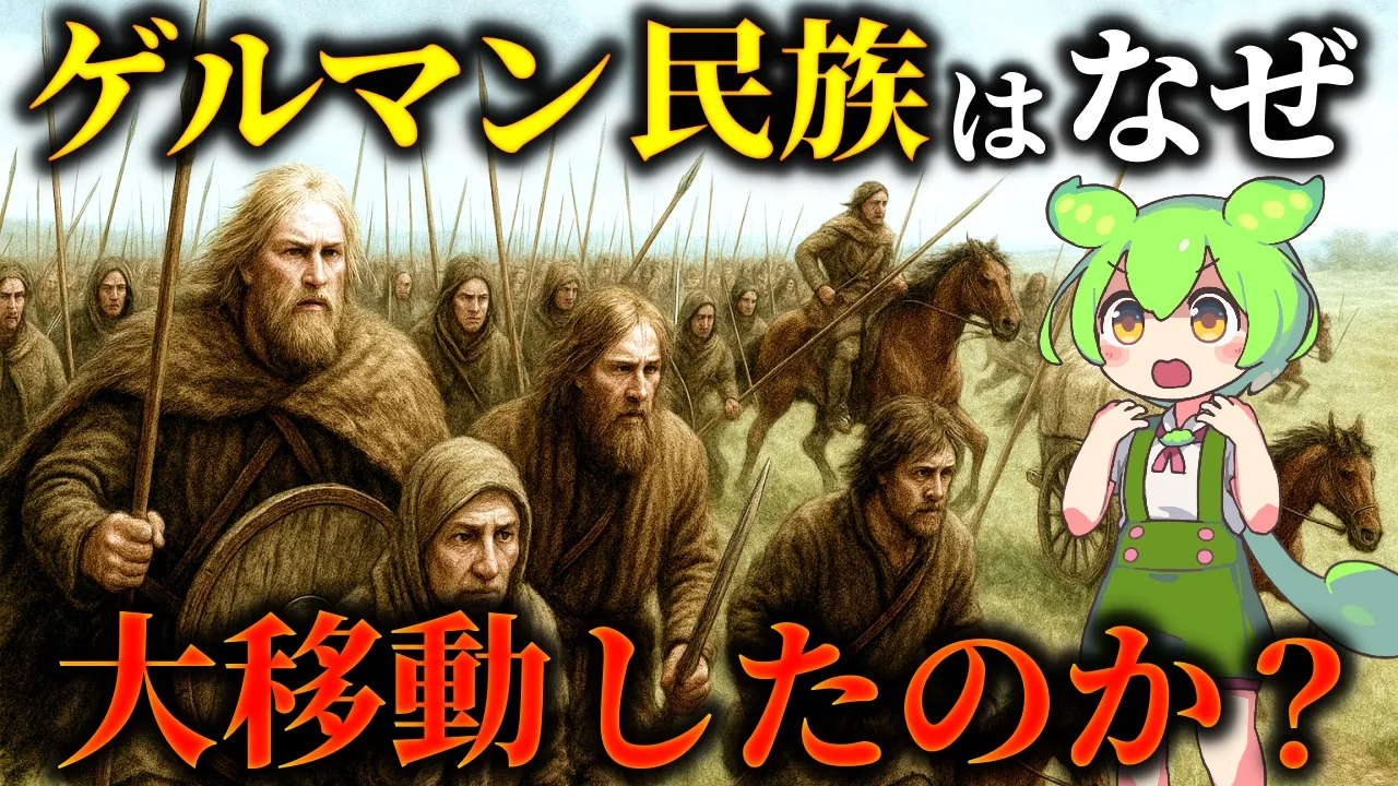 移動か侵略か!ゲルマン部族の起源とヨーロッパ史を変えた大移動の真相