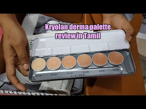 Download MP3 Kryolan India/professional kryolan derma 6 color palette review in Tamil/bridal makeup foundation
