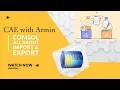 COMSOL Tutorial Importing and Exporting Geometry Mesh and Plots