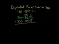 Expanded Form - Subtraction