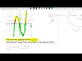 MOER Support - Increasing and Decreasing intervals given a derivative graph