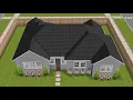 SIMS FREEPLAY 4 BEDROOM SPEED BUILD