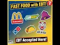 Top 5 Fast Food Chains That NOW Take EBT