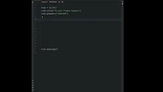 Organize Your Tkinter GUI with Frames Python Beginner Tutorial