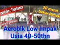 AEROBIK LOW IMPAK usia 35-50 thn | senam aerobik pemula | senam menurunkan berat badan | Tinydance