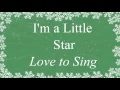 I'm a Little Star Instrumental Christmas Song | Kids Xmas Karaoke Songs | Children Love to Sing