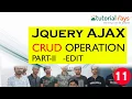11-EDIT AJAX CRUD Tutorial Ajax Insert Update Delete Example Ajax Tutorial Tutorial Rays