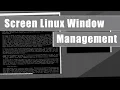 Linux How To Use Screen Command Run Programs In Background On Terminal