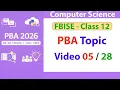 PBA Loops in Python for while break continue Explained with Examples FBISE PBA 2026