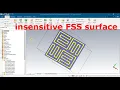 FSS unit cell simulations optimization results modifications using CST