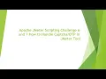 Apache JMeter Scripting Challenge 6 and 7 How to Handle in JMeter Tool