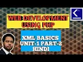 Web Development using PHP XML Basics Unit-1 Part-2 Hindi