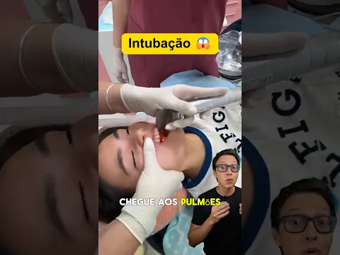 Intubação 😱 #medicina #medico #enfermagem #enfermeiro #enfermeira Intubação orotraqueal procedimento