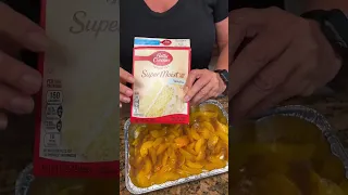 Easy Peach Dump Cake 