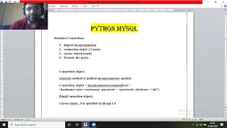 Python My SQL connect and cursor function