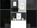 Transform Your Home Minimalist Deer Line Art Print Scandinavian Style Perfect Gift Ideas