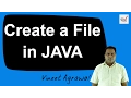 Create a New File using JAVA Program by Vineet Agrawal Hindi Urdu