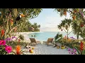 Tropical Jungle Escape 9 HOURS Waves Tropical Ambience 4K Relaxing
