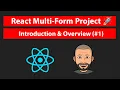React JS Multi-Step Form - Introduction Overview