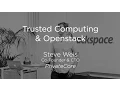 Trusted Computing and Openstack Security