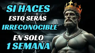 Sé IRRECONOCIBLE en solo 7 días | El cambio que las PERSONAS no conocen | ESTOICISMO