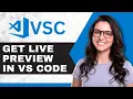 How to Get a Live HTML in VSC Visual Studio Code Tutorial 2025