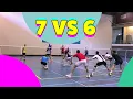 Download Lagu 7 vs 6 badminton players at Papendal Olympic Training Center