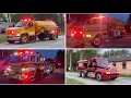 Slinger Fire Department WI 5th Alarm Level Pallet Factory Fire Response Tanker Shuttle