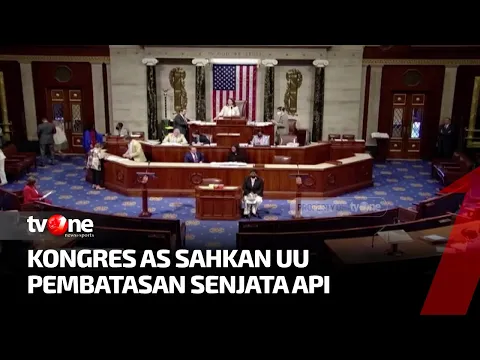 Kongres AS Sahkan UU Pembatasan Senjata Api