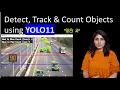 YOLO11 - Detect Track and count objects using YOLO11