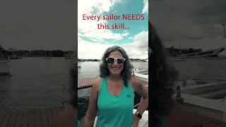 Scared into learning a necessary sailor skill…name that knot! #boatlife  #nautitech #sailingroam