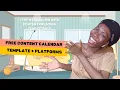 Struggling with Creating Consistent Content Get a FREE Content Calendar Template Top Platforms