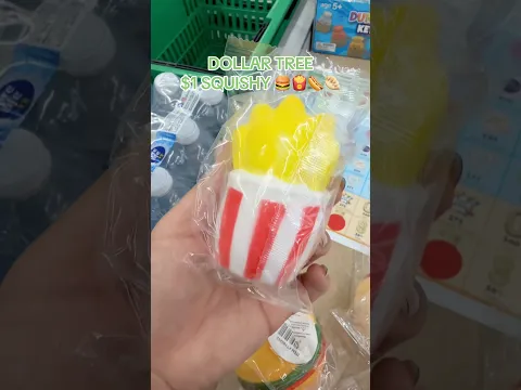 Dollar tree squishy for $1 🍔🍟🌭🥟 #dollartreefinds #dollartree #squishy #squishytoys #squishies