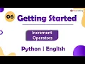 Increment Operators Module Basics of Programming In English Python - 6