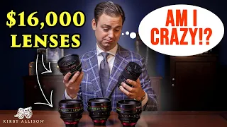 Download Unboxing New $16,000 Canon Cinema Prime Lenses! Am I crazy! | Kirby Allison MP3