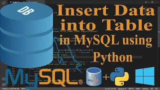 How to insert data into MySQL table using python Tutorial 5 in hindi