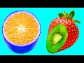 Hidden Patterns Inside Exotic Tropical Fruits Vegetables Satisfying ASMR