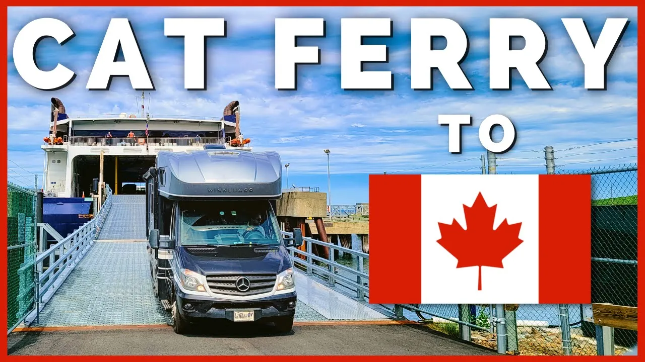 🍁⛴️ Taking our RV on The CAT Ferry from Maine to Nova Scotia, Canada! | Newstates, eh? 🍁 Ep. 7