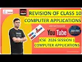 ICSE Class 10 Computer Applications Revision Session 2 String Array Methods Board Exam 2026