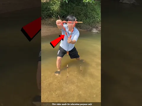 As soon as the boy placed the fish food in the water, fish from the entire lake gathered around.