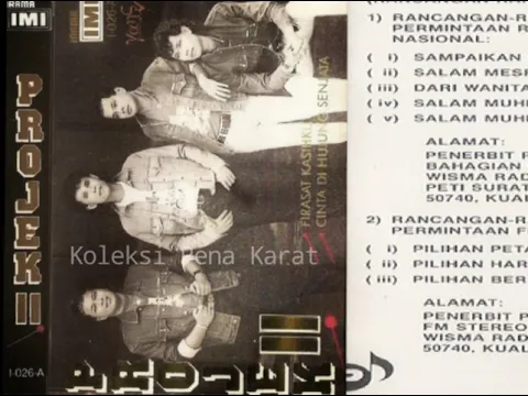 Download MP3 PROJEK II - FIRASAT KASIHKU (1990)