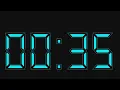 35 second timer with alarm sound at the end 35 second countdown