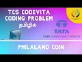 Philaland Coin Tcs Codevita Coding Problem Tamil Tech Siddhar Python Programming