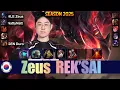 Lagu HLE Zeus REK'SAI vs K'SANTE Top - Patch 25.18 KR Ranked | lolrec