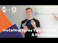 How to install Graco Spray Tips Guards and Extensions - Airless Sprayer Essentials