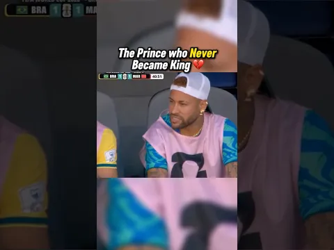 Neymar on the Bench 😢